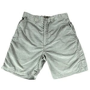 Cabela's Outdoor Cargo Shorts Mens Medium Green Nylon Fishing Hiking